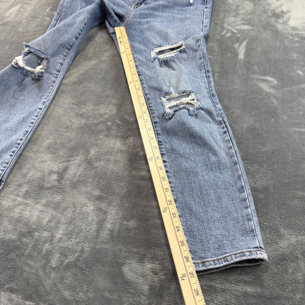 Judy Blue Slim Fit Distressed Distressed Jeans Medium Wash 9/29 High Rise - Picture 9 of 11